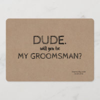 Dude | PADRINHO DE CASAMENTO | A melhor proposta e