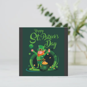 Convite duende do dia de São Patrício