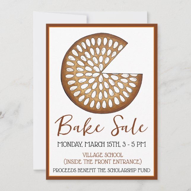 Convite Dundee Cake Scotland - Venda de Assares de Comida  (Frente)