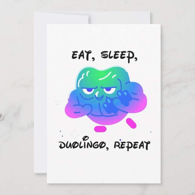 Convite duolingo (Frente)