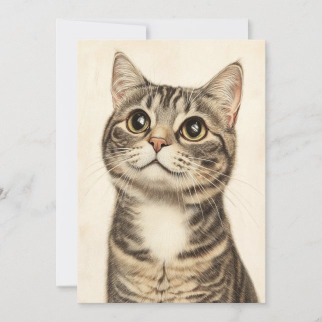 Convite Dürer's Tabby Treasures 3 (Frente)