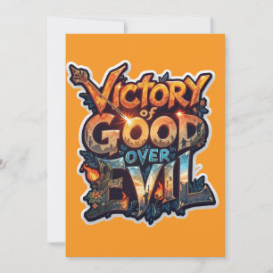 Convite Dussehra 2025 Símbolo do Triumph - Sticker Cutout