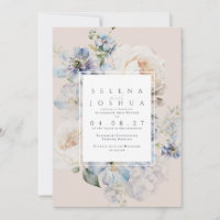 Dusty Azul, bolha de casamento floral