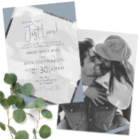 💍 ✨ Dusty Blue Apenas Adora Casamento Casual