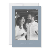 Dusty Blue Boho Foto 1 Moderna de Casamento