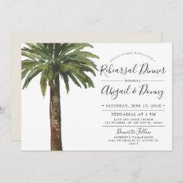 Convite Dusty Palms | Janto de ensaio de casamento