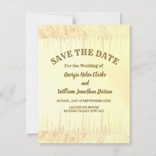 Convite Dusty Yellow Goldish Icicle Wedle Salvar A Data