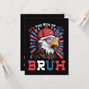 Convite É 4 De Julho Bruh Águia-Cabeluda Patriota