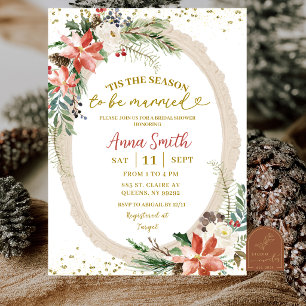 Convite é a época de se casar noivado de natal