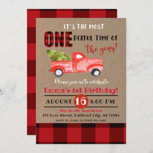 Convite É a época mais maravilhosa do ano do primeiro aniv