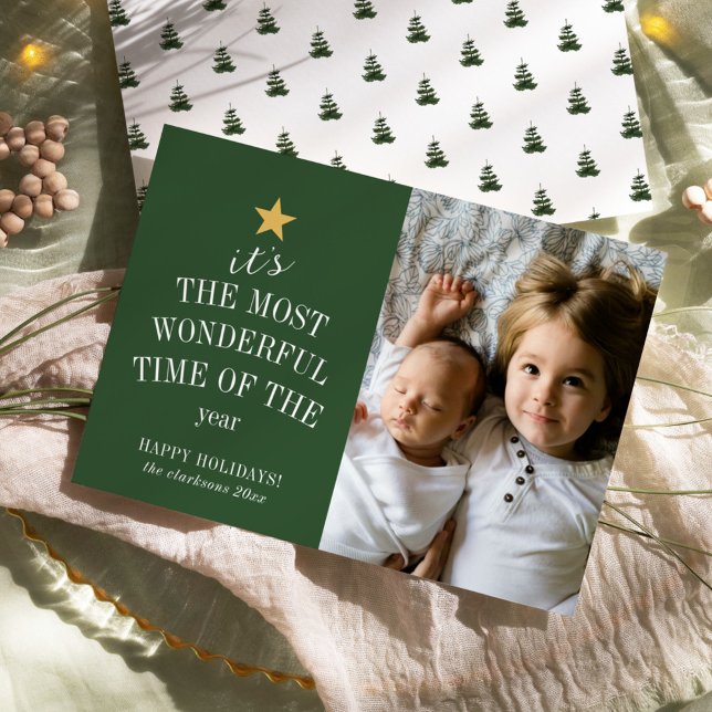 Convite É a época mais maravilhosa do feriado (Criador carregado)