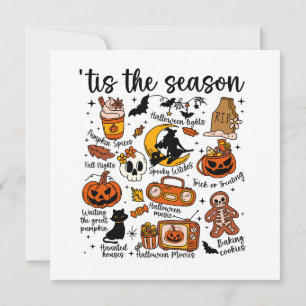 Convite 'É a estação dos Doodles de Halloween
