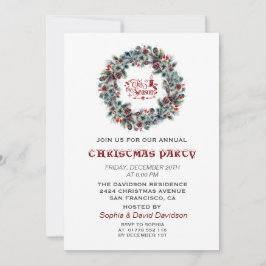 Convite "É a Festa de Natal da Estação de inverno da Terra