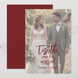 Convite É a Temporada de se Casar Natal Casamento  