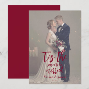 Convite É a Temporada de se Casar Natal Casamento