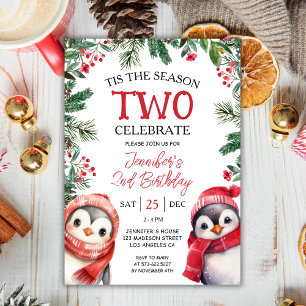 Convite É a Temporada DOIS Pinguins de Inverno 2º Aniver