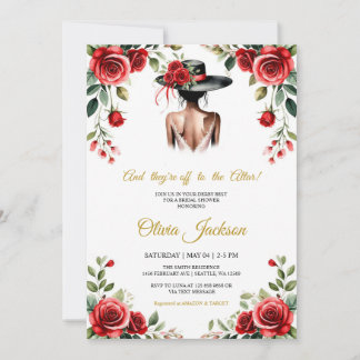 Convite E Eles Estão a Caminho do Altar! Tema do Derby