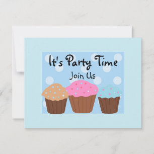 Convite É Hora da Festa