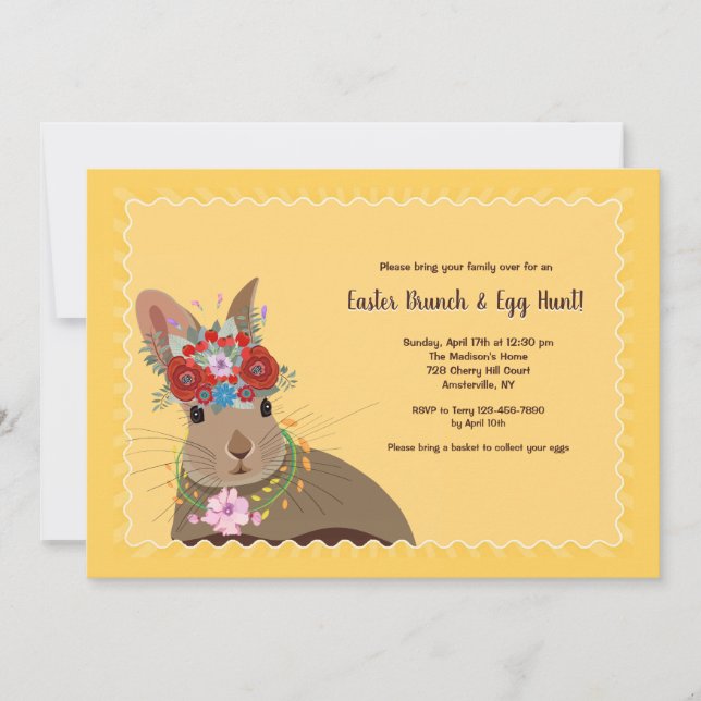 Convite É hora da Páscoa (Frente)