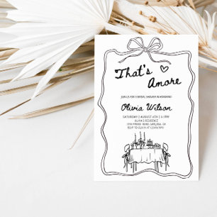 Convite É mais Chá de panela - Mesa de Banquete italiana