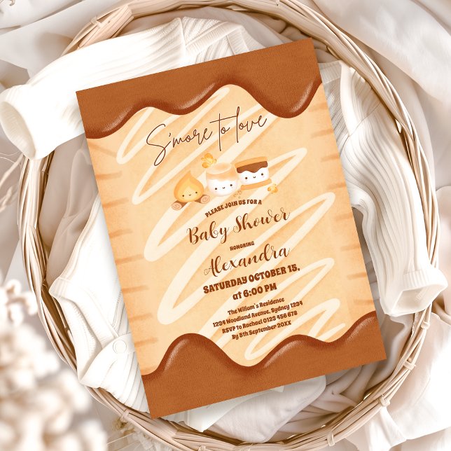 Convite É mais para amar o Chá de fraldas neutro de gênero (Criador carregado)