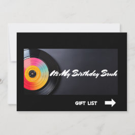 Convite É meu aniversário Bruh