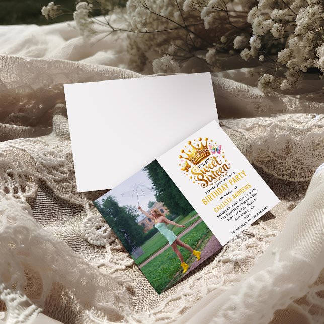 Convite é meu doce dezesseis e dezesseis anos (Criador carregado)