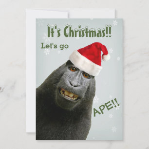Convite É Natal! Vamos Ficar Loucos!!