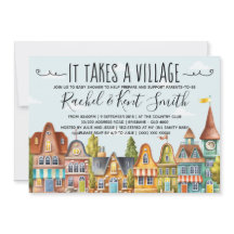 É Necessário Um Chá de fraldas De Vila