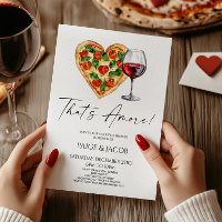 É o Amore! Chá de Casais de Casamento de Pizza Win