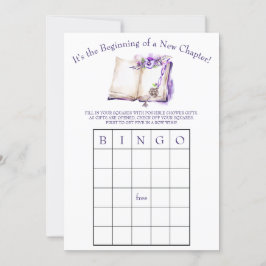 Convite É o início de um novo capítulo! Jogo BINGO