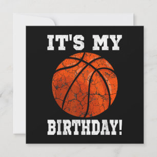 Convite É o meu Aniversário, jogador de basquetebol.