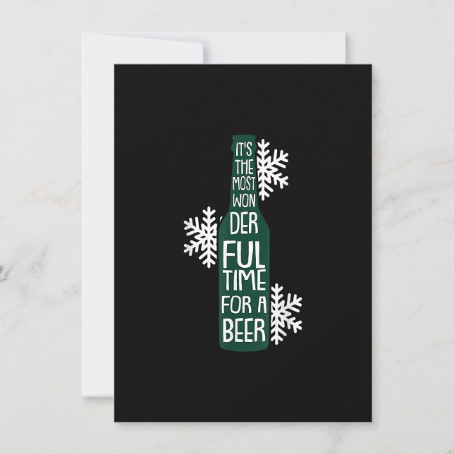 Convite É O Natal Mais Maravilhoso, Engraçado Pun Hu (Frente)