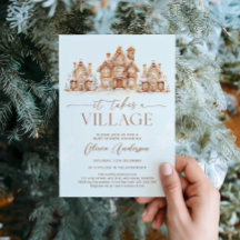 É preciso um Chá de fraldas de inverno na vila