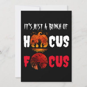 Convite É só um monte de Halloween de Pocus Halloween