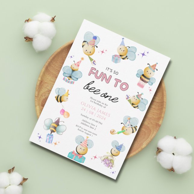 Convite É tão divertido ser um primeiro aniversário (Criador carregado)