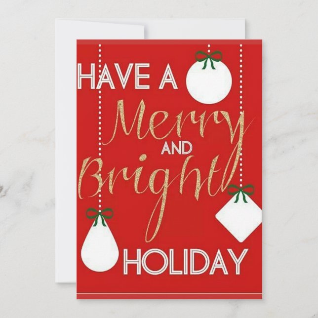 CONVITE **É TEMPO DE CELEBRAR OS FERIADOS** (Frente)