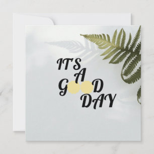 Convite É um bom dia