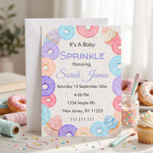 É um Chá de Bebê Casual Baby Sprinkle