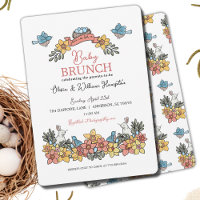 É um Chá de fraldas de Brunch do Springtime de Rap