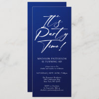 É um Elegante Simples do aniversário de 40 anos do