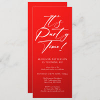 É um Elegante Simples do aniversário de 40 anos do