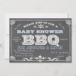 Convite É um garoto - Bar Chá de fraldas B Que