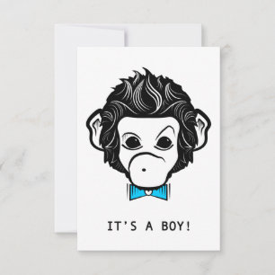 Convite é um garoto! senhor macaco