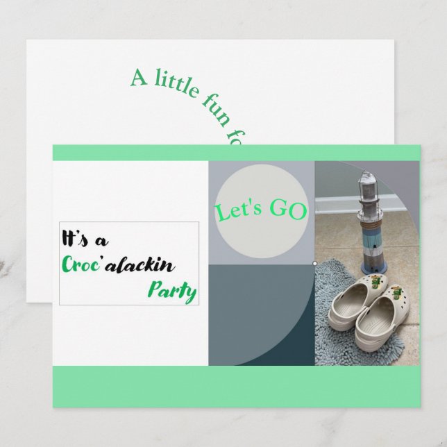 Convite É uma festa (Frente/Verso)