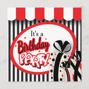 Convite É uma Festa de aniversário   80 Birthday