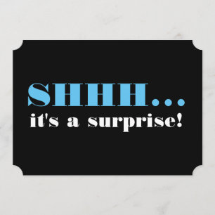 Convite É uma festa de aniversário da surpresa