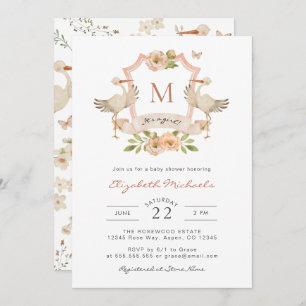 Convite É uma garota! Chá de Bebê