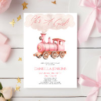 É uma garota! Chá de fraldas do comboio de alta ve