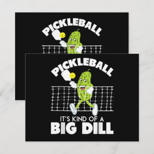 Convite É uma Grande Coisa - Remo de Pickleball Engraçado